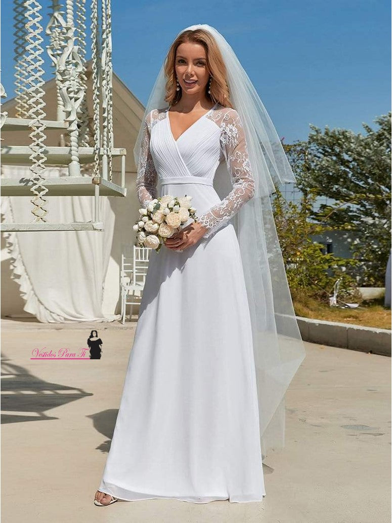 Vestidos de 2025 novia talla m