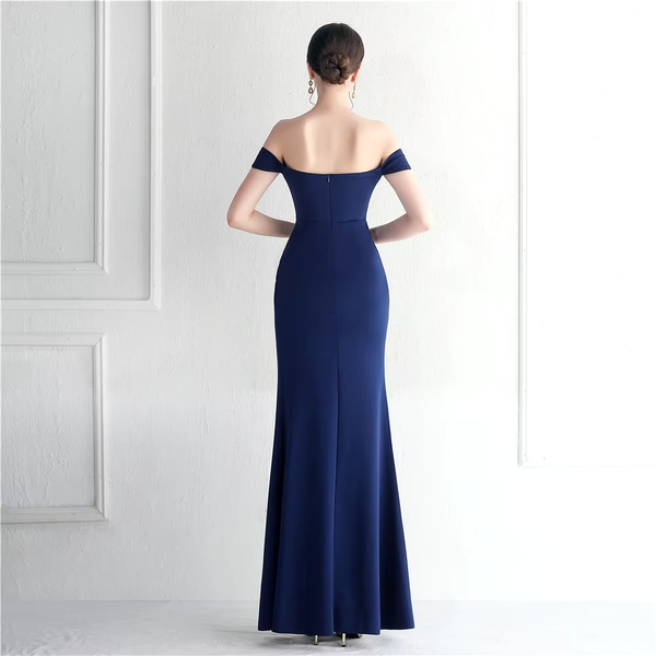 Vestido de Fiesta Talla XS — Azul — Entrega Inmediata