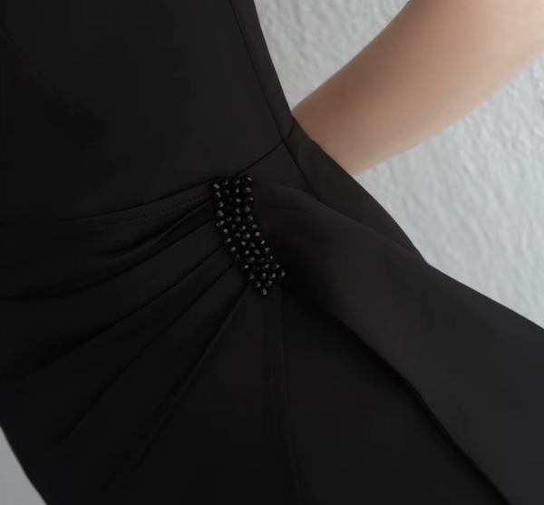 Vestido Largo de Fiesta Talla XL — Negro — Entrega Inmediata