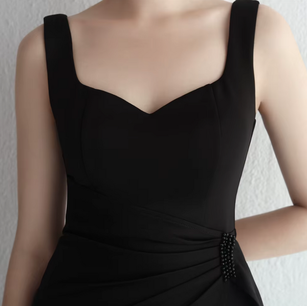 Vestido Largo de Fiesta Talla XL — Negro — Entrega Inmediata