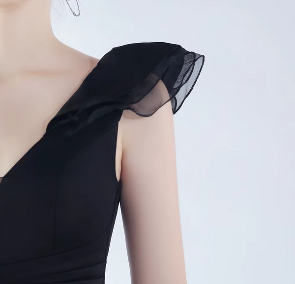 Vestido de Fiesta Talla L — Negro — Entrega Inmediata