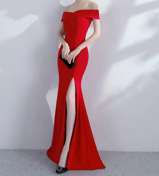 Vestido de Fiesta Talla XS — Rojo — Entrega Inmediata