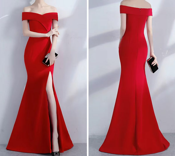 Vestido de Fiesta Talla XS — Rojo — Entrega Inmediata