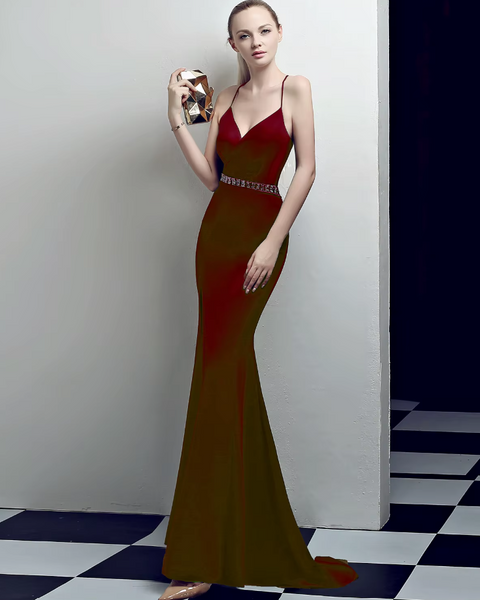 Vestido de Fiesta Talla XS — Burdeo — Entrega Inmediata