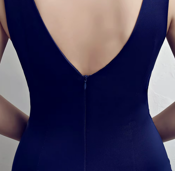 Vestido de Fiesta Talla L — Azul — Entrega Inmediata
