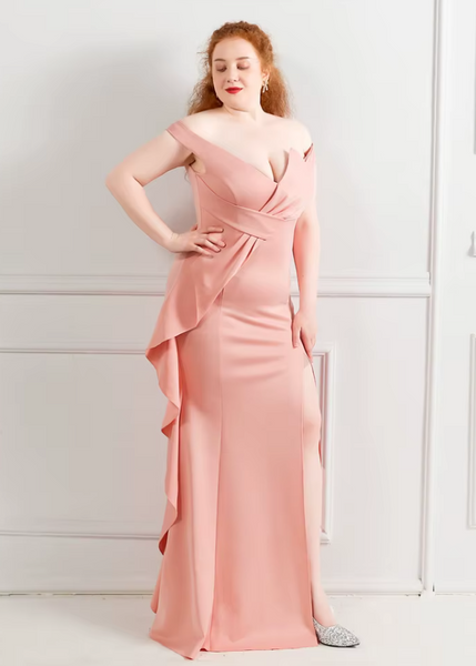 Vestido Largo de Fiesta Talla XS — Rosa — Entrega Inmediata