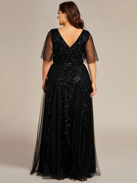 Vestido de Fiesta Talla XXL 16 — Negro — Entrega Inmediata