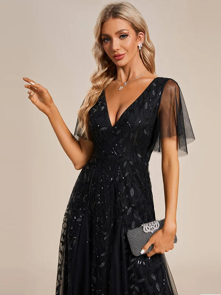 Vestido de Fiesta Talla XXL 16 — Negro — Entrega Inmediata