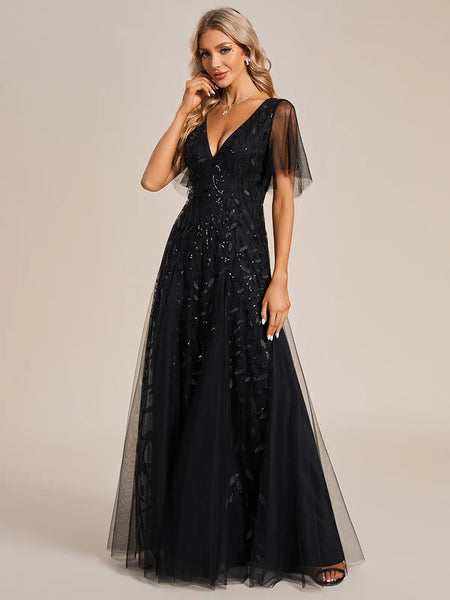 Vestido de Fiesta Talla XXL 16 — Negro — Entrega Inmediata