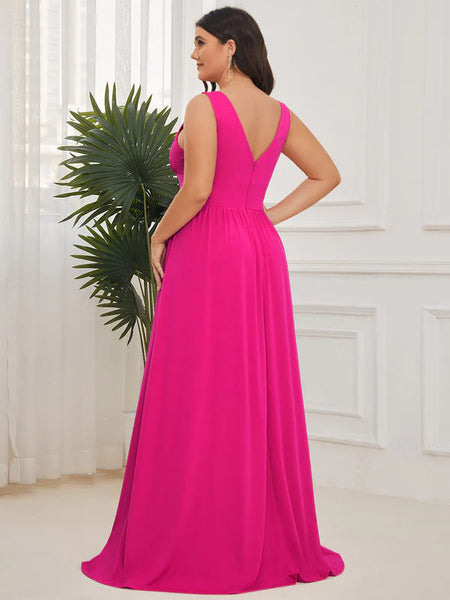 Vestido de Fiesta Talla L — Rosa — Entrega Inmediata