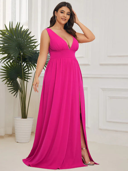 Vestido de Fiesta Talla L — Rosa — Entrega Inmediata