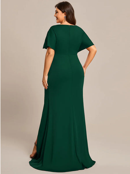 Vestido de Fiesta Talla S — Verde — Entrega Inmediata
