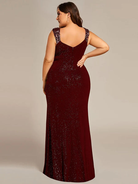 Vestido de Fiesta Talla XXL 16 —  Burdeo — Entrega Inmediata