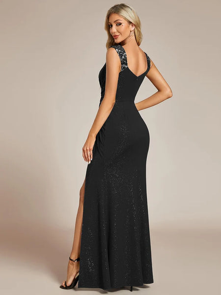 Vestido de Fiesta Talla S-M — Negro — Entrega Inmediata