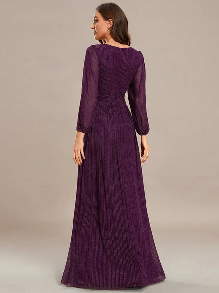 Vestido de Fiesta Talla XXL 16 — Glicina Morada — Entrega Inmediata