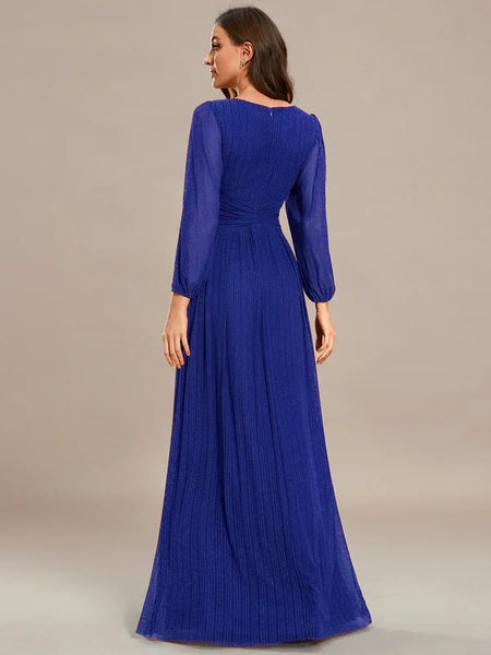 Vestido de Fiesta Talla XXL 16 — Azul Zafiro — Entrega Inmediata