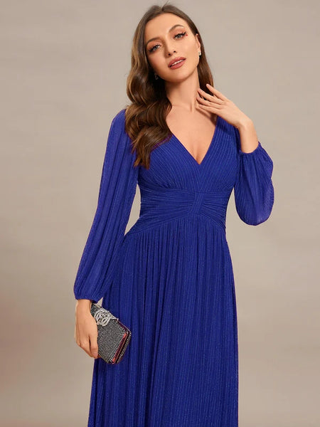 Vestido de Fiesta Talla XXL 16 — Azul Zafiro — Entrega Inmediata