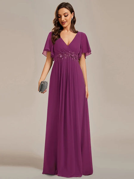 Vestido de Fiesta Talla XXXXL 24 — Fucsia — Entrega Inmediata