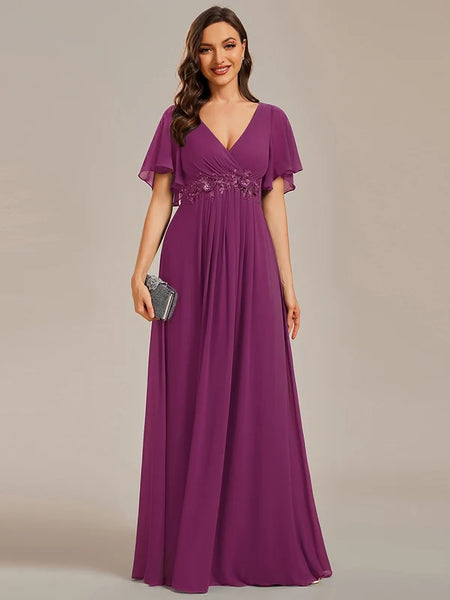 Vestido de Fiesta Talla XXXXL 24 — Fucsia — Entrega Inmediata