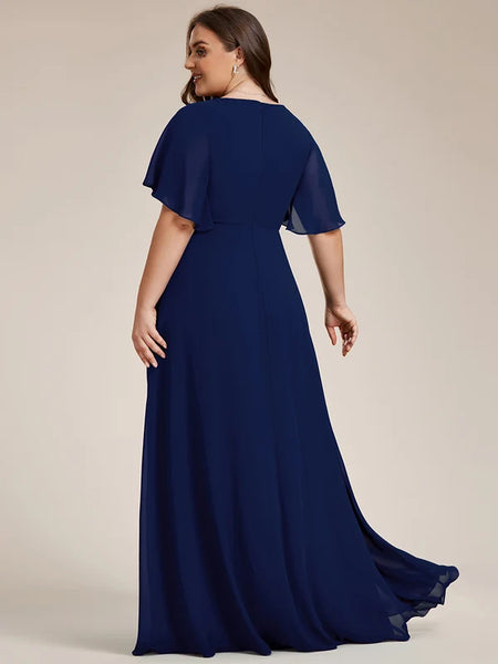 Vestido de Fiesta Talla L — Azul Marino — Entrega Inmediata