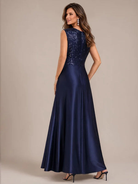 Vestido de Fiesta Talla XL — Azul Marino  — Entrega Inmediata