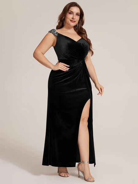 Vestido de Fiesta Talla L — Negro — Entrega Inmediata
