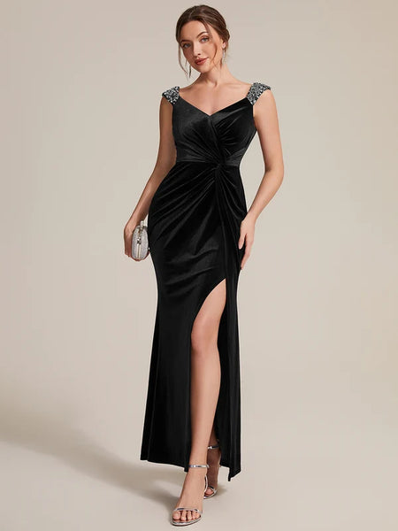 Vestido de Fiesta Talla L — Negro — Entrega Inmediata
