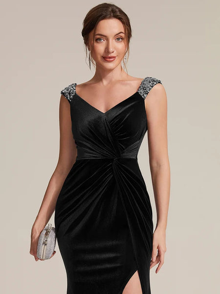 Vestido de Fiesta Talla L — Negro — Entrega Inmediata