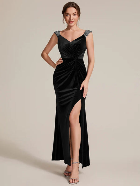 Vestido de Fiesta Talla L — Negro — Entrega Inmediata