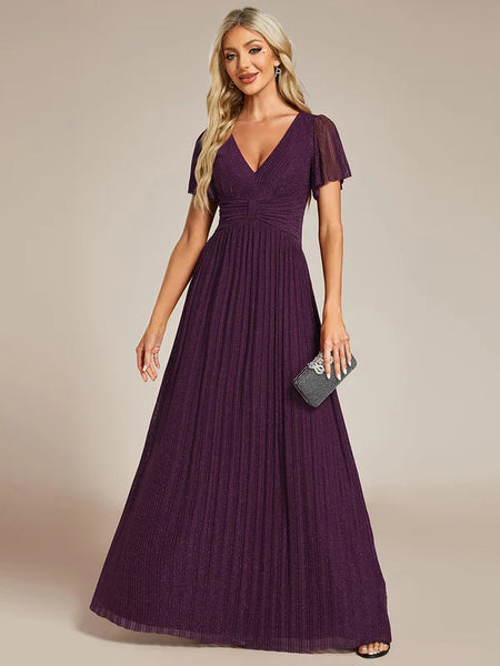 Vestido de Fiesta Talla XXL 16  — Glicina Morada — Entrega Inmediata