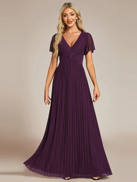 Vestido de Fiesta Talla XXL 16  — Glicina Morada — Entrega Inmediata