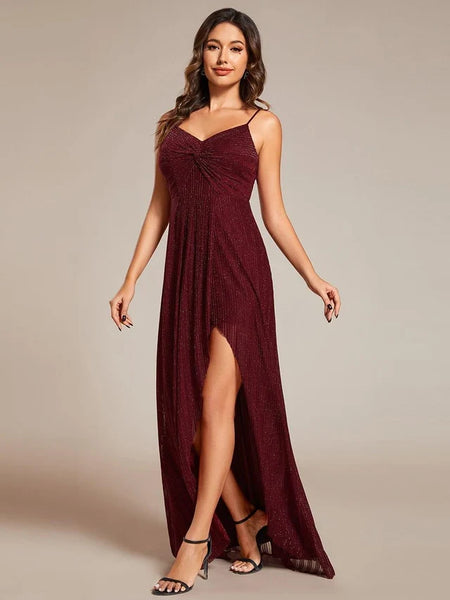 Vestido de Fiesta Talla XXS — Burdeo — Entrega Inmediata