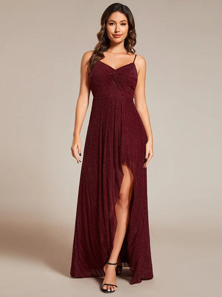 Vestido de Fiesta Talla XXS — Burdeo — Entrega Inmediata