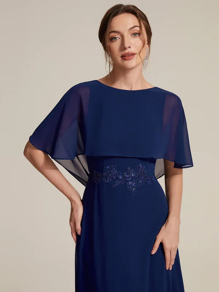 Vestido de Fiesta Talla XXL 16 — Azul Marino— Entrega Inmediata