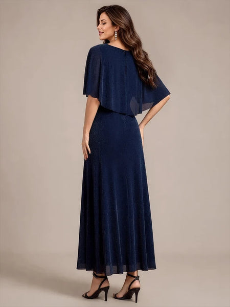 Vestido de Fiesta Talla XXL 16 — Azul Marino — Entrega Inmediata