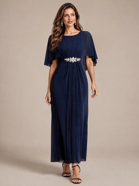 Vestido de Fiesta Talla XXL 16 — Azul Marino — Entrega Inmediata