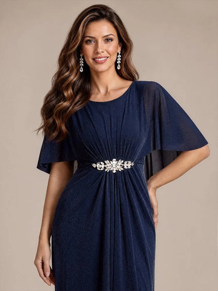 Vestido de Fiesta Talla XXL 16 — Azul Marino — Entrega Inmediata