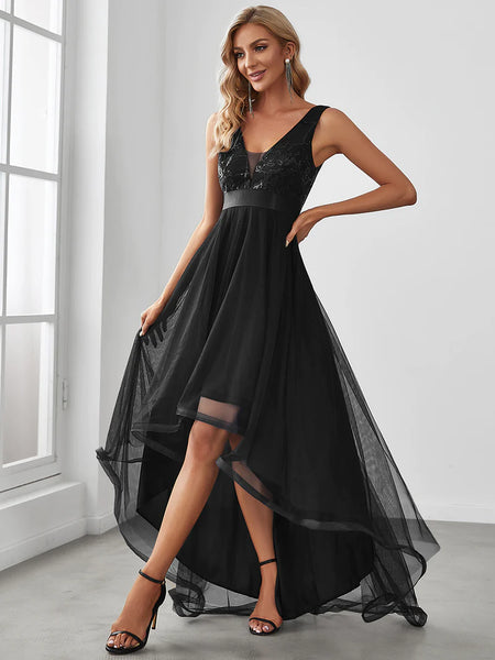 Vestido de Fiesta Talla XS — Negro — Entrega Inmediata