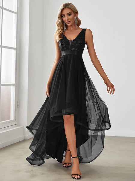 Vestido de Fiesta Talla XS — Negro — Entrega Inmediata