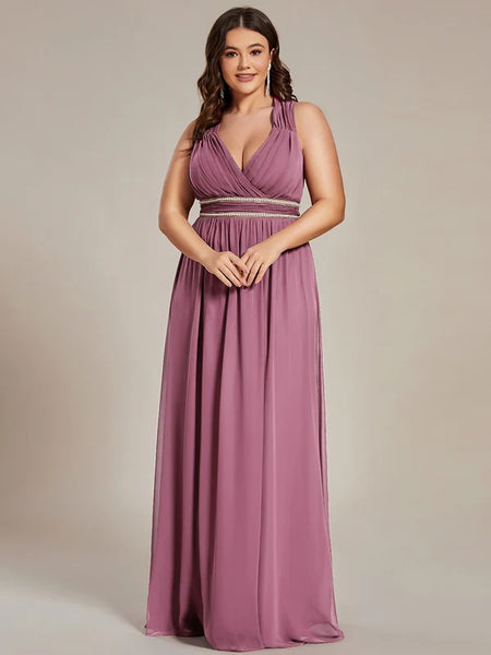 Vestido de Fiesta Talla XXXXL 26 — Orquídea Púrpura  — Entrega Inmediata