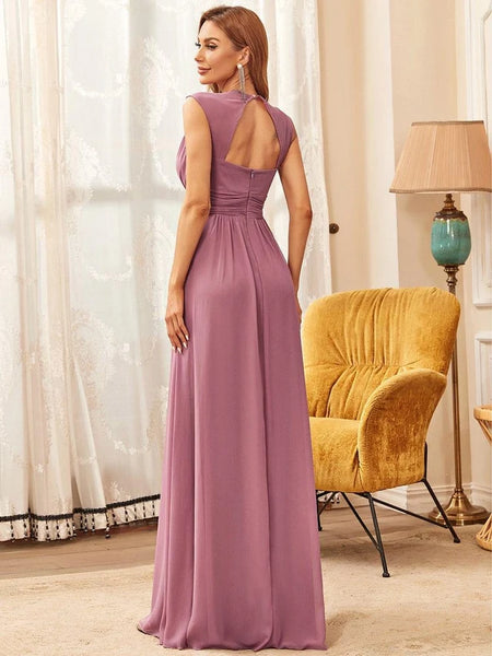 Vestido de Fiesta Talla XXXXL 26 — Orquídea Púrpura  — Entrega Inmediata