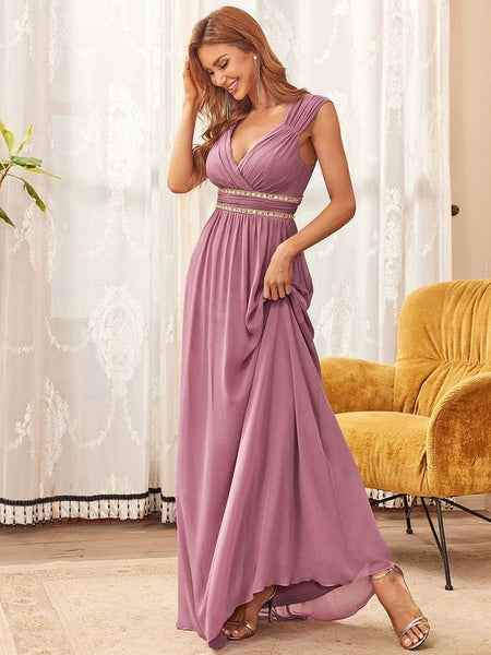 Vestido de Fiesta Talla XXXXL 26 — Orquídea Púrpura  — Entrega Inmediata