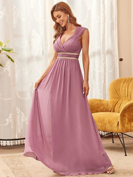 Vestido de Fiesta Talla XXXXL 26 — Orquídea Púrpura  — Entrega Inmediata