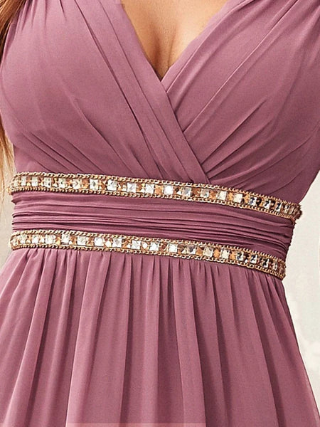 Vestido de Fiesta Talla XXXXL 26 — Orquídea Púrpura  — Entrega Inmediata