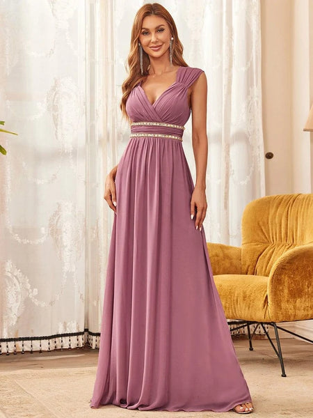 Vestido de Fiesta Talla XXXXL 26 — Orquídea Púrpura  — Entrega Inmediata