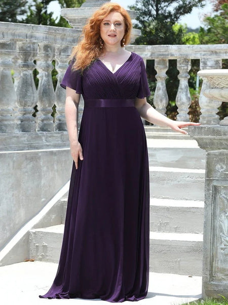 Vestido de Fiesta Talla M — Morado Oscuro  — Entrega Inmediata