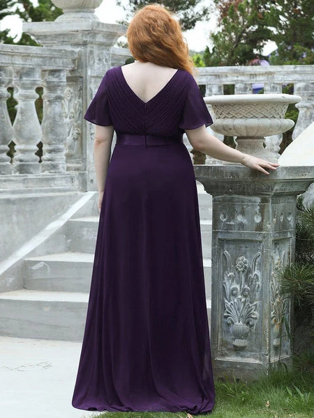 Vestido de Fiesta Talla M — Morado Oscuro  — Entrega Inmediata
