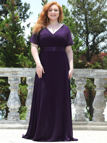 Vestido de Fiesta Talla M — Morado Oscuro  — Entrega Inmediata
