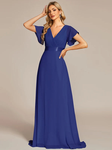 Vestido de Fiesta Talla XXXL 22 — Azul Zafiro — Entrega Inmediata