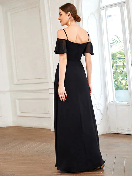 Vestido de Fiesta Talla XXXXL 24 — Negro — Entrega Inmediata